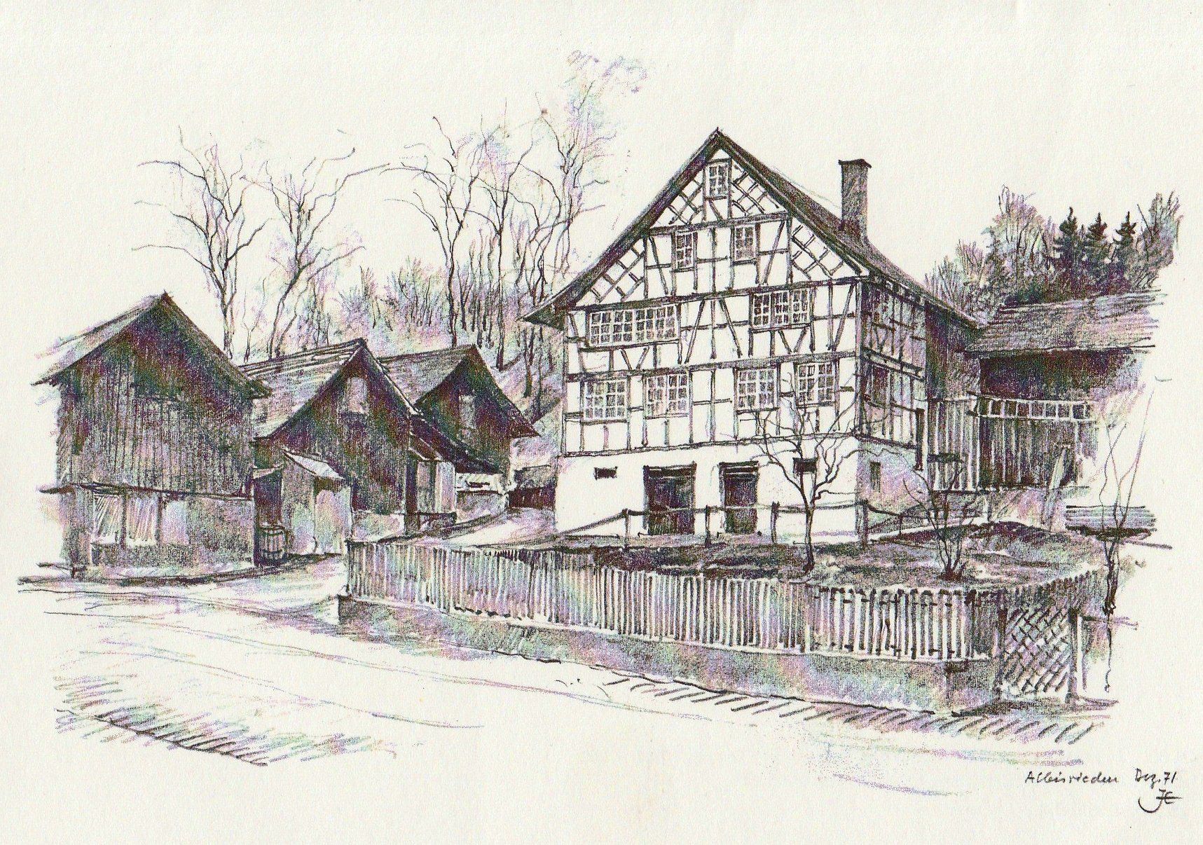 Ansichtskarten: Albisrieden - (Dez 71) – Gebraucht aus Fällanden von Blausegelfliege