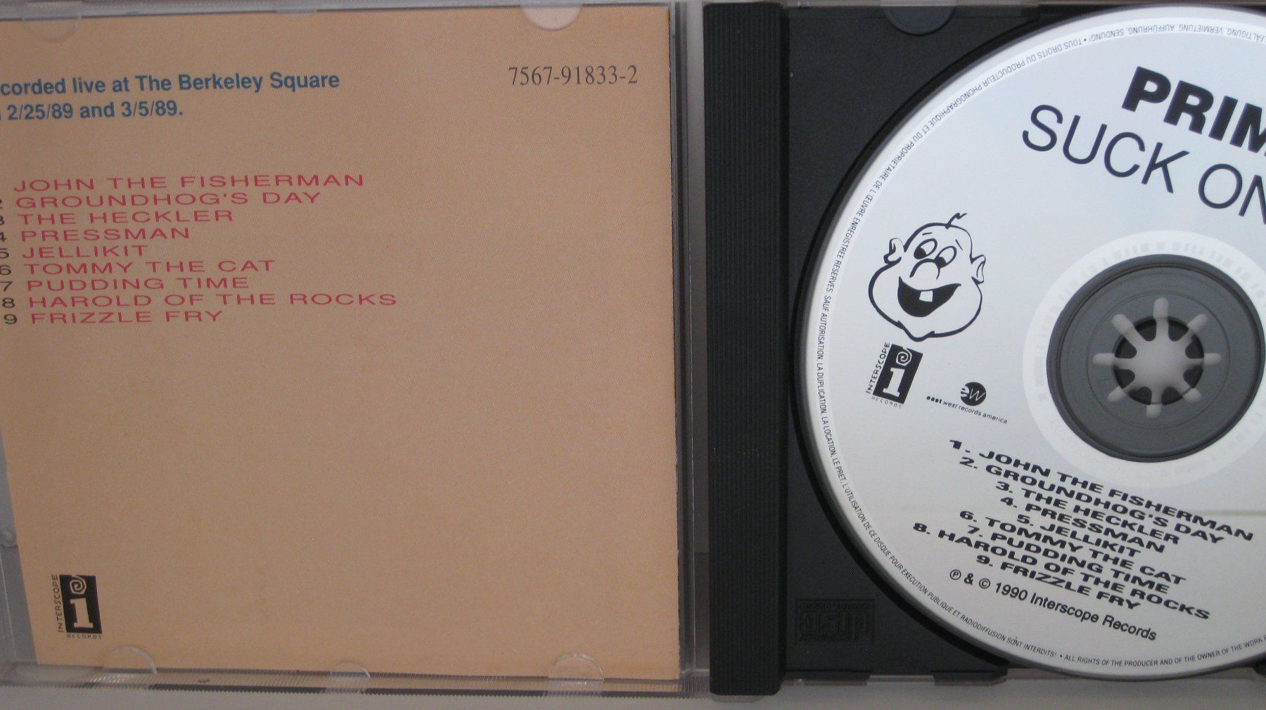 CDs: Primus (Les Claypool), suck on this – Gebraucht aus Derendingen von  1