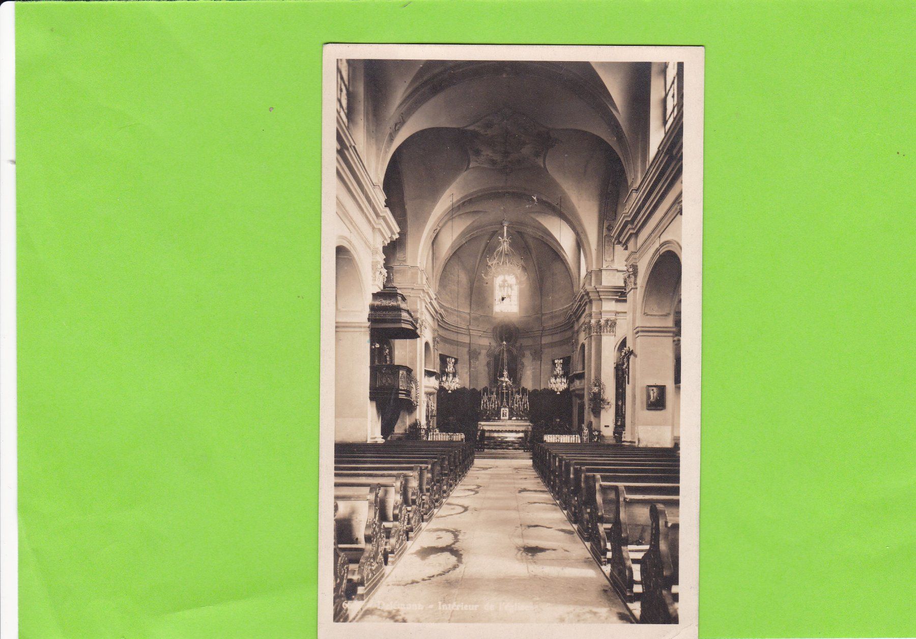 Cartoline postali: Innenansicht Kirche – Usato da St. Peterzell venduto da neckertal