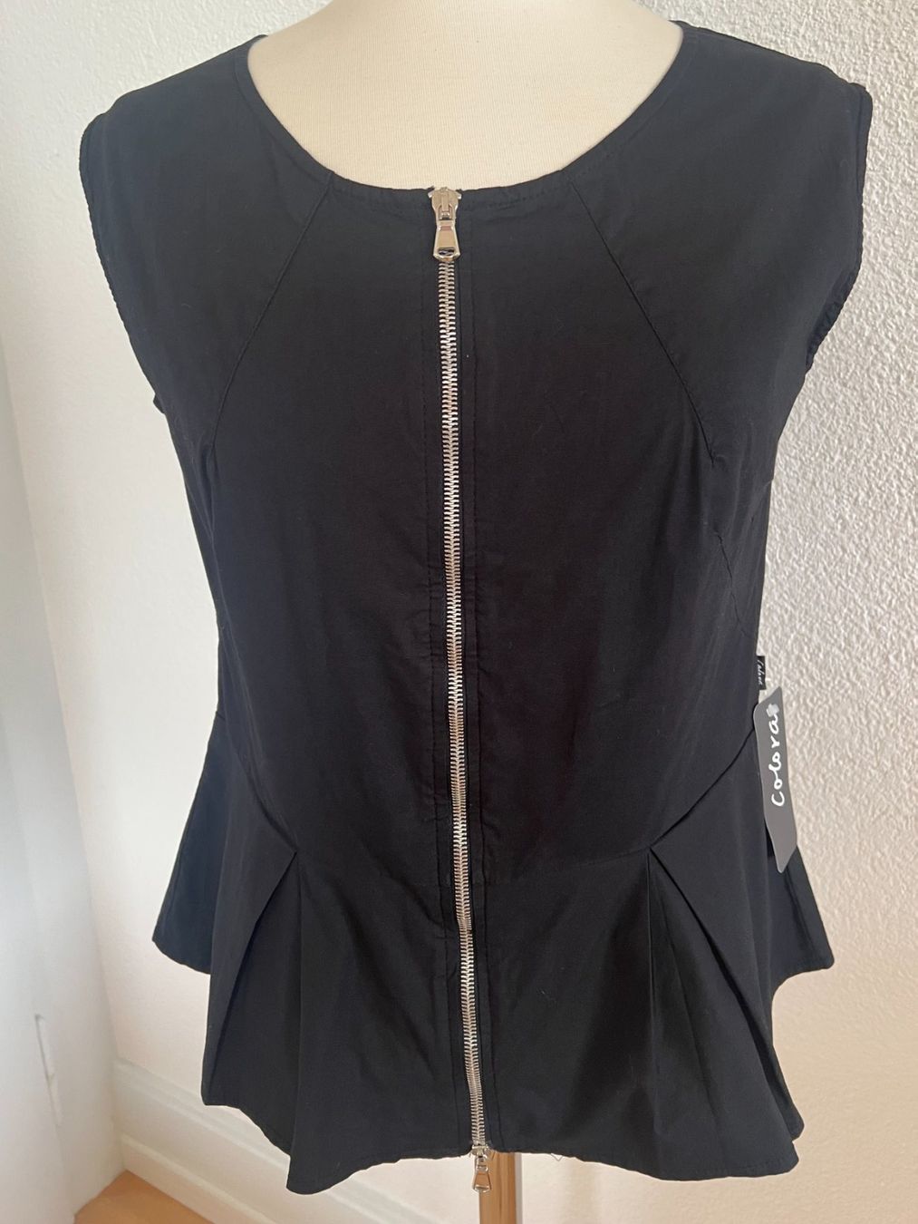 Colora Camicette: Colora Damen Bluse, Gr. L, Schwarz, NEU – Nuovo e nell'imballaggio originale da Worb venduto da farben20zauber