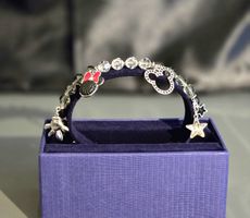 Bracelet Swarovski, collection Mickey Mouse, 20cm de long.