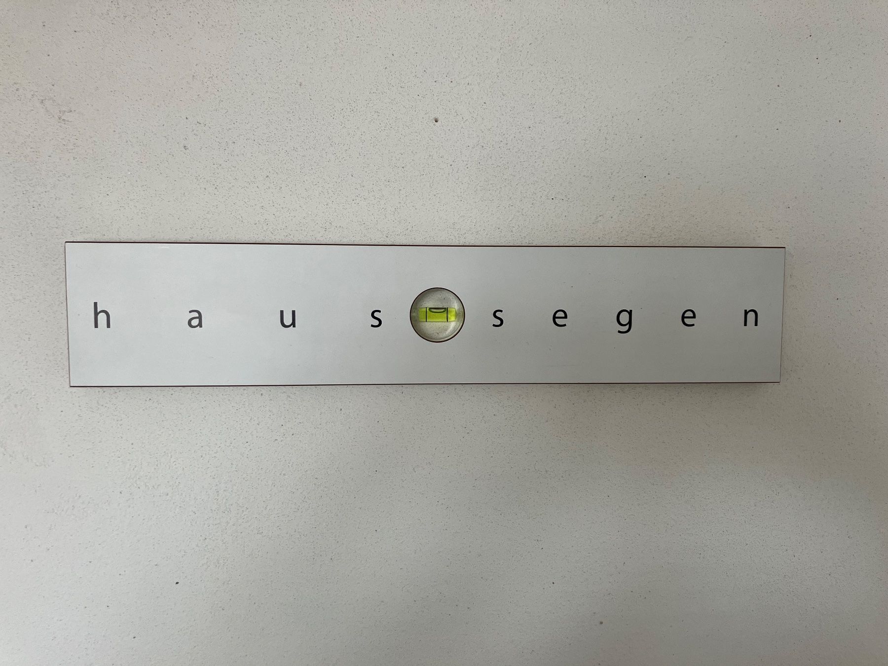 Toutes les décorations: Haussegen Wasserwaage – D'occasion à Zürich par mnnw
