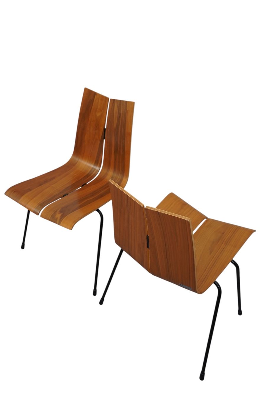 Horgen Glarus Sedie: Ensemble de 4 chaises, modèle GA, Hans Bellmann pour Horgen – Usato da Bulle venduto da ABELiAM 5