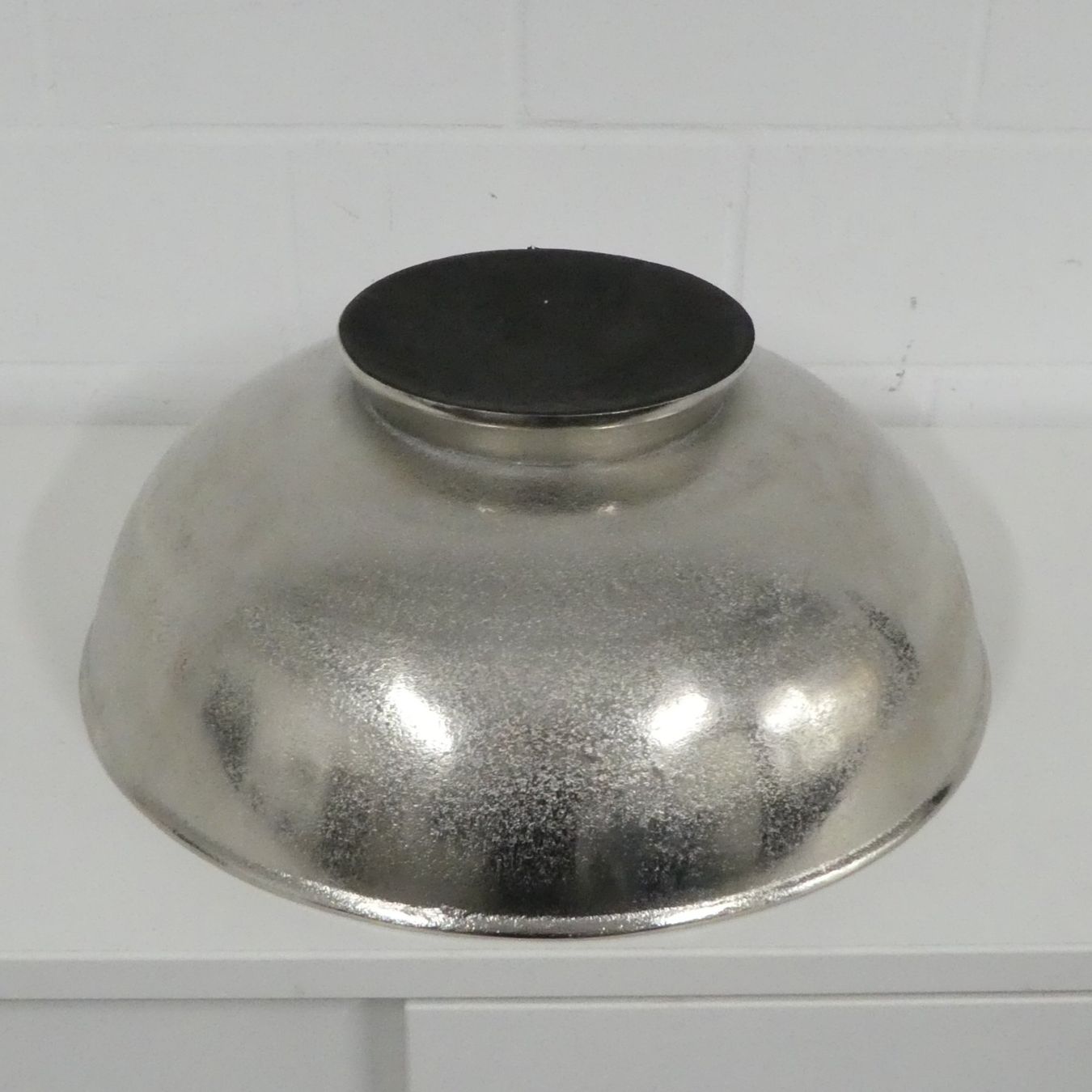 Migros Tutte le decorazioni: Grosse Dekoschale Aluminium 44.5x17 – Usato da Volketswil venduto da brockipfannenstil 5