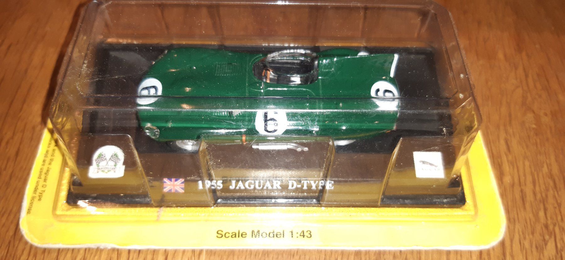 Jaguar Modellautos: Jaguar D-Type 1955 1:43 DelPrado – Gebraucht aus Fehraltorf von STEMAC01TK