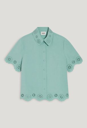 Claudie Pierlot Linen Blend Blouse