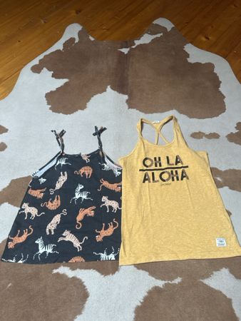 Protest Shirt Oh La Aloha, Gr.140, Gelb + H & M Shirt