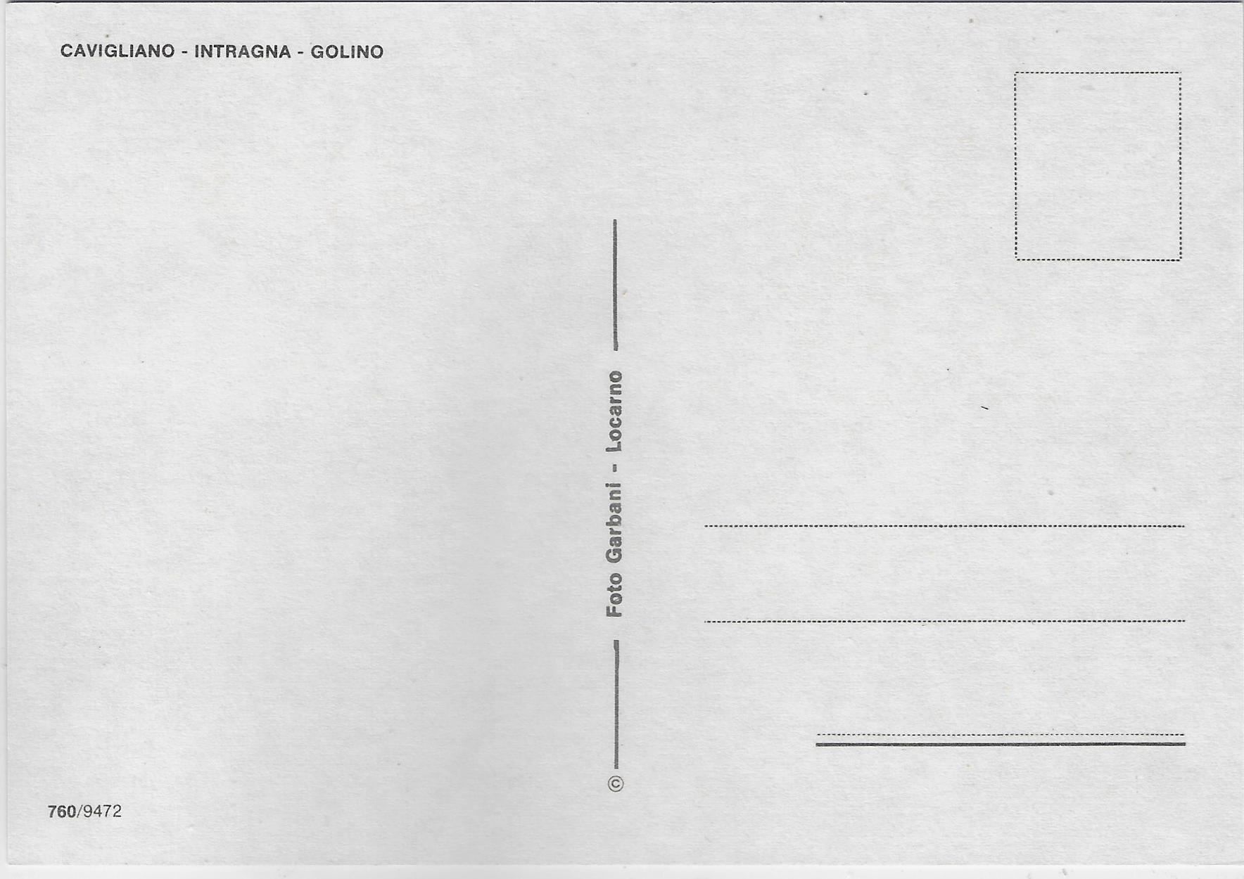 Cartoline postali: Cavigliano - Intragna- Golino – Usato da Ettingen venduto da Kartenplanet 1