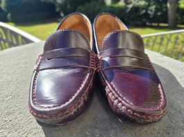 Mocassins en cuir bordeaux pointure 38 Giorgia Rose