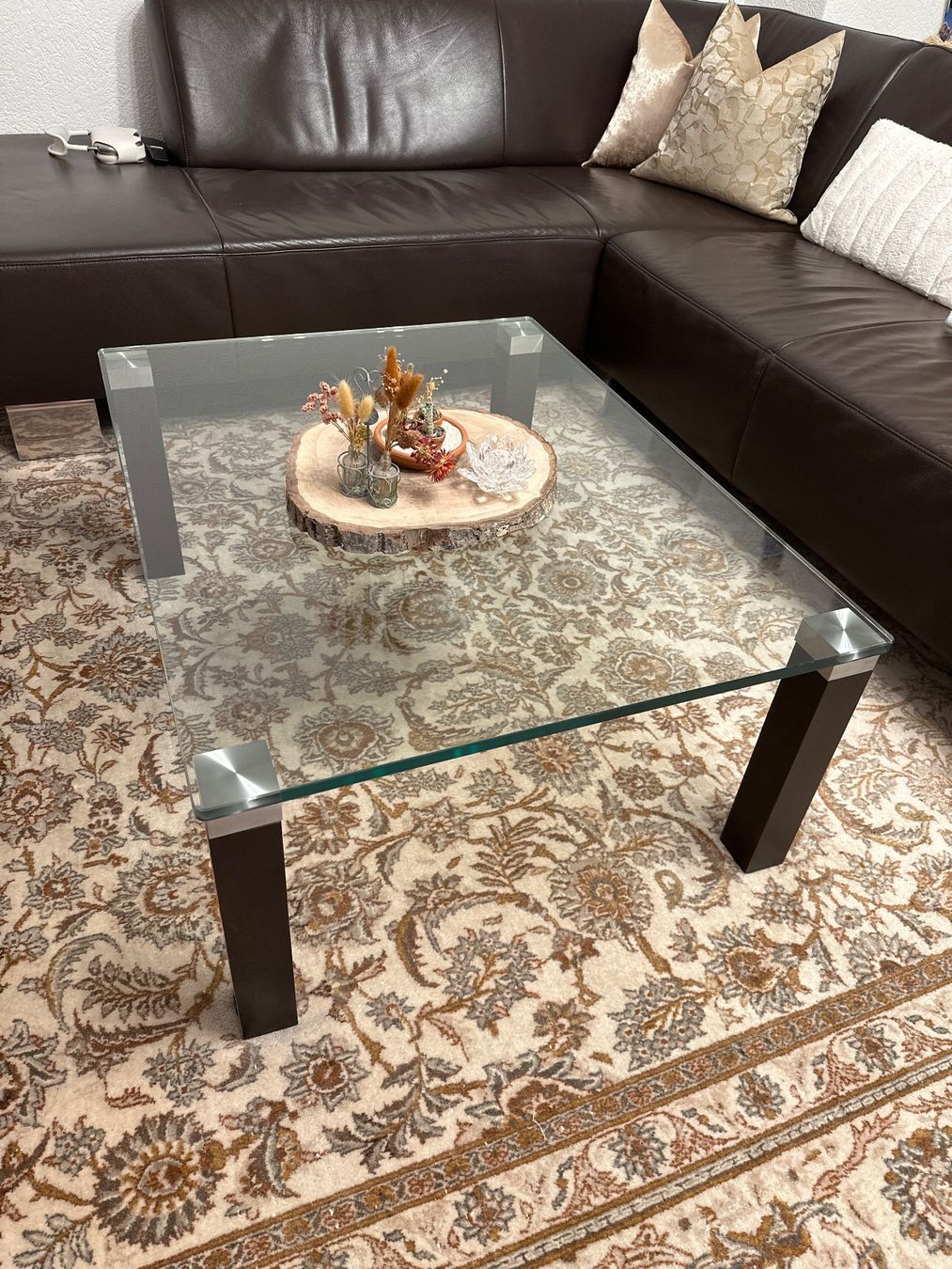 Musterring Tavoli: Sofa Tisch aus Glas Mustering – Usato da Uitikon Waldegg venduto da verkaufgenie88