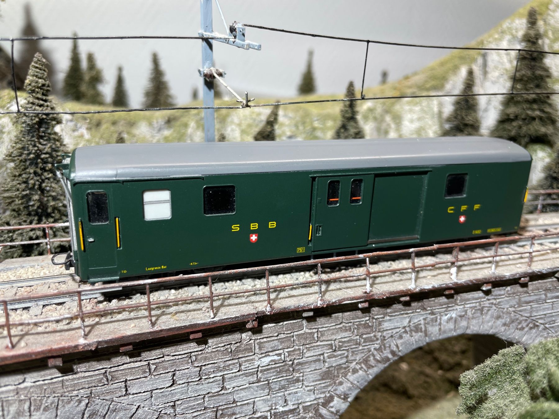 HRF Modellini di ferrovie: HRF, Brünig - Gepäckwagen, D1602 – Nuovo (secondo la descrizione) da Krummenau venduto da ferrotech 6