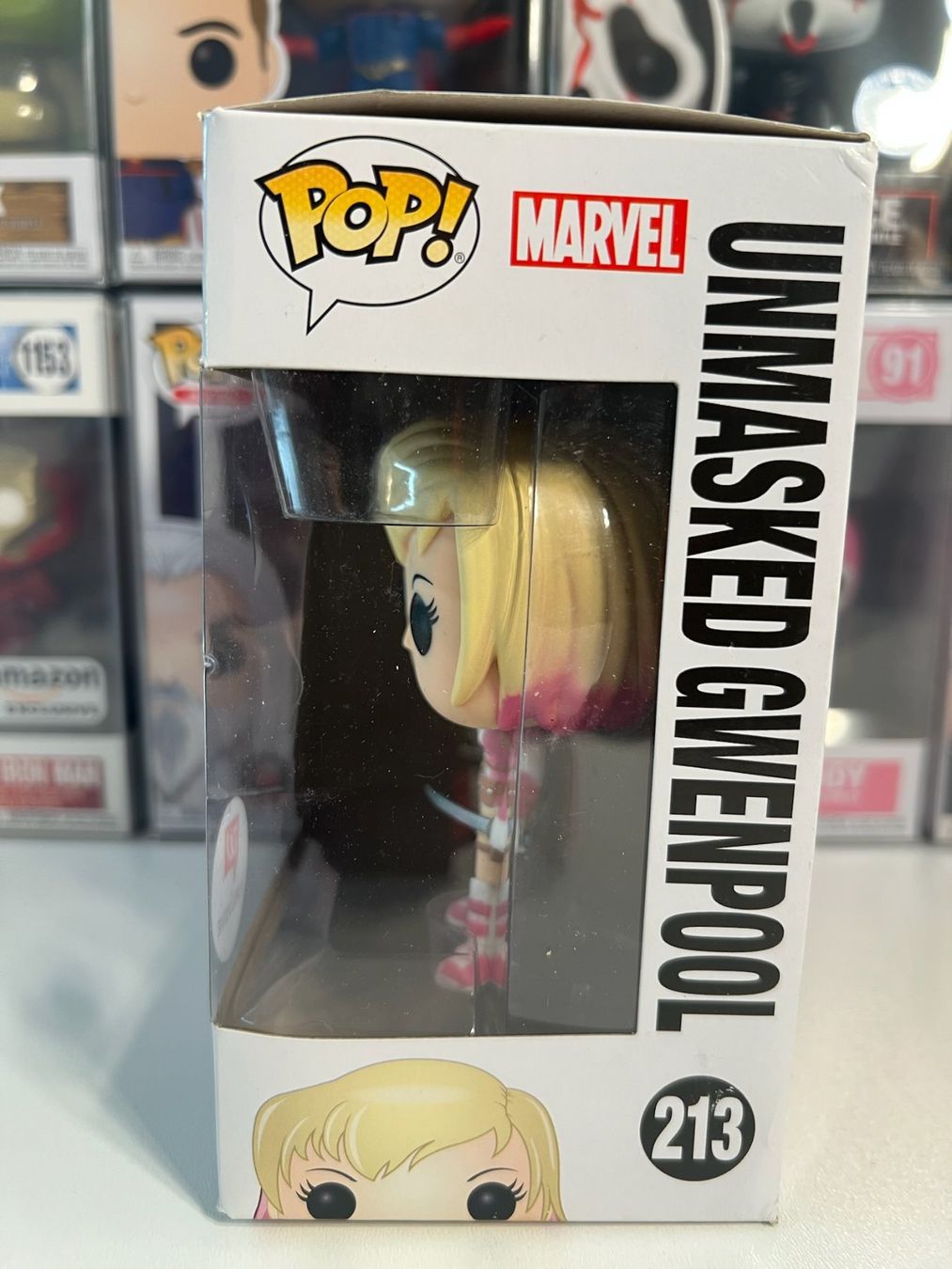 Funko Statuette: Funko POP! Marvel Unmasked Gwenpool Edition Limitée – Nuovo e nell'imballaggio originale da Le Mouret venduto da perfectbijou 3