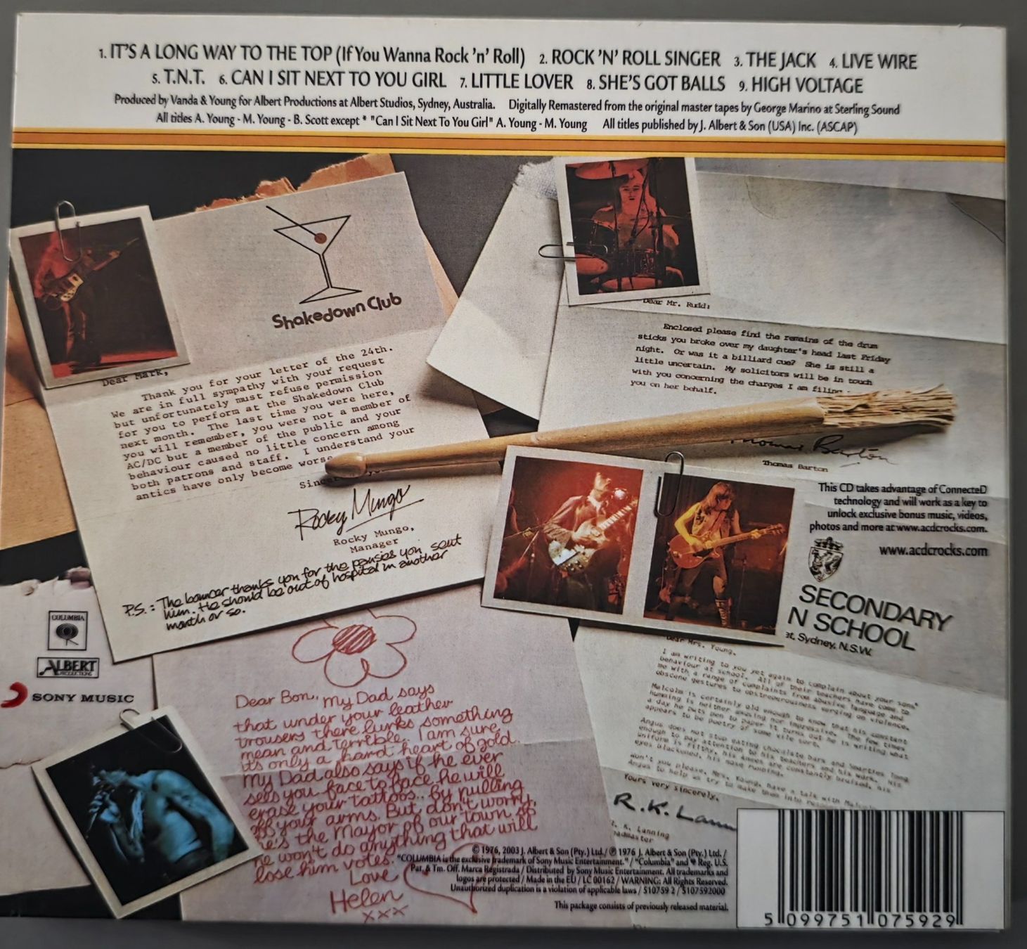 CD: AC/DC CD – High Voltage – Usato da Root venduto da atelier22 2