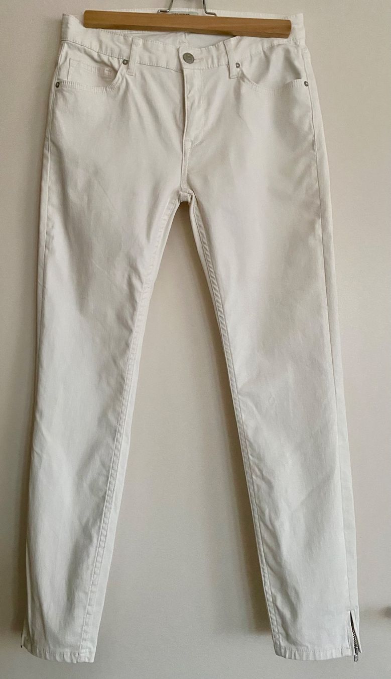 Zara Pantaloni: Hose in Weiss, Gr 38 – Usato da Zürich venduto da Maria2021