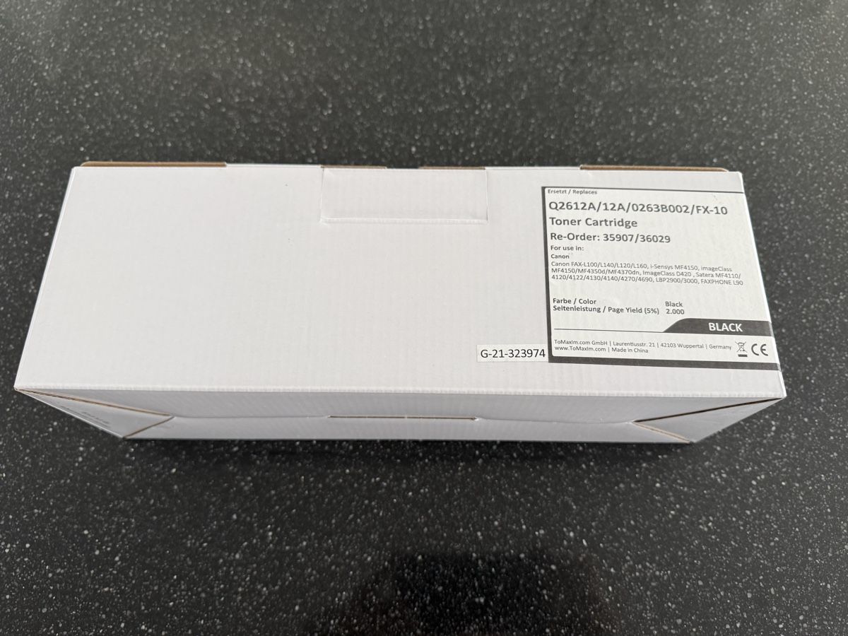 Canon Cartucce per stampanti & toner: Toner fur Canon Drucker Neu – Nuovo e nell'imballaggio originale da Claro venduto da KarinS84