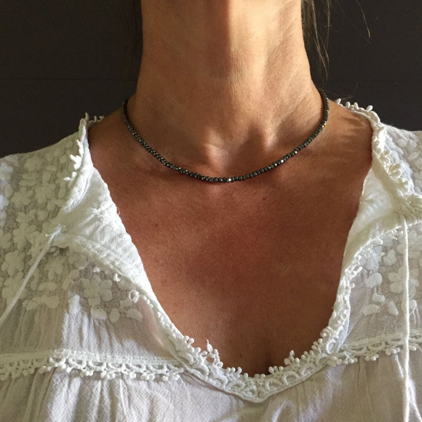 Colliers: Glitzernde Hämatit Kette – Neuf avec emballage d'origine à Luzern par Pegasus003 2