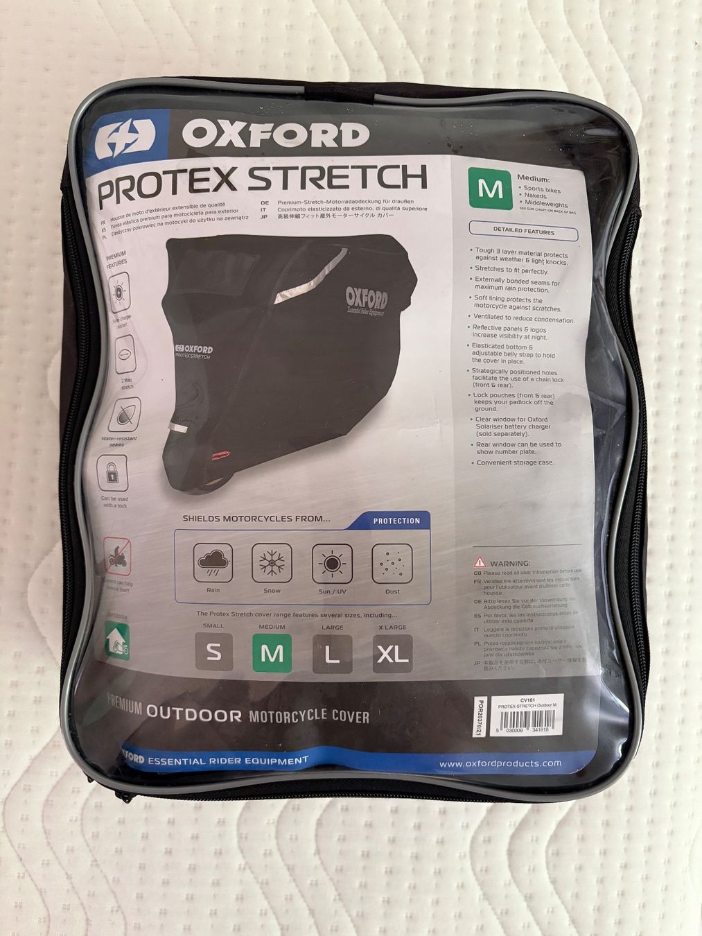 Teloni copertura moto: Oxford Protex Stretch Size M Motorradabdeckung – Usato da Bern venduto da Kat_kjj8