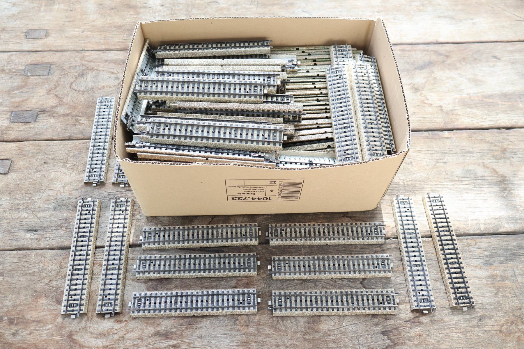 Märklin 250 x Gerade M-Gleis H0 Schienen - Grosser Posten (Gebraucht ...