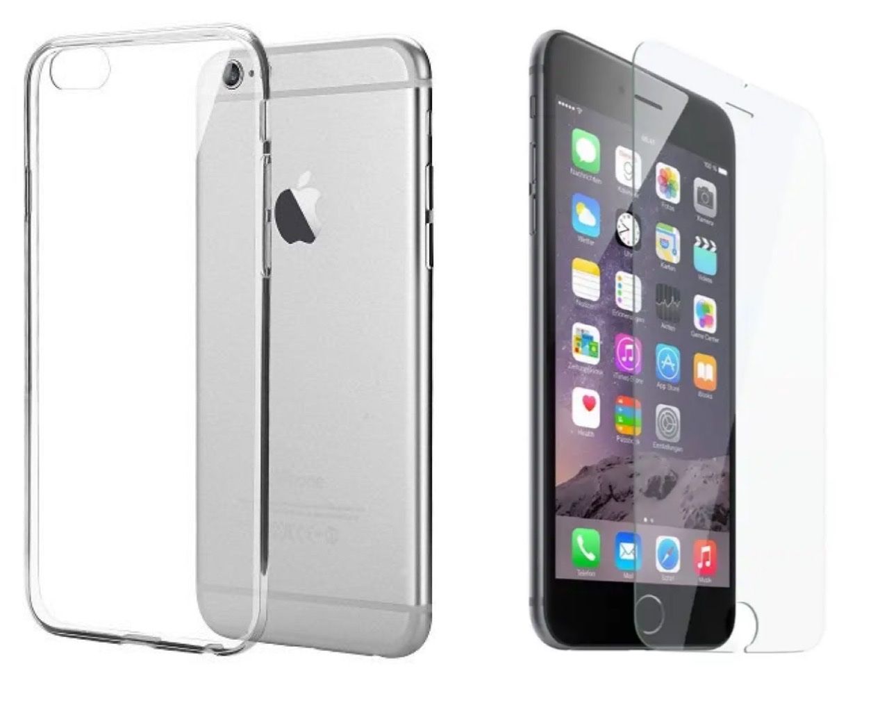 Apple Cover & Protezioni schermo: Iphone 6plus /6splus Hülle und panzerglass – Nuovo e nell'imballaggio originale da Luzern venduto da Waince786