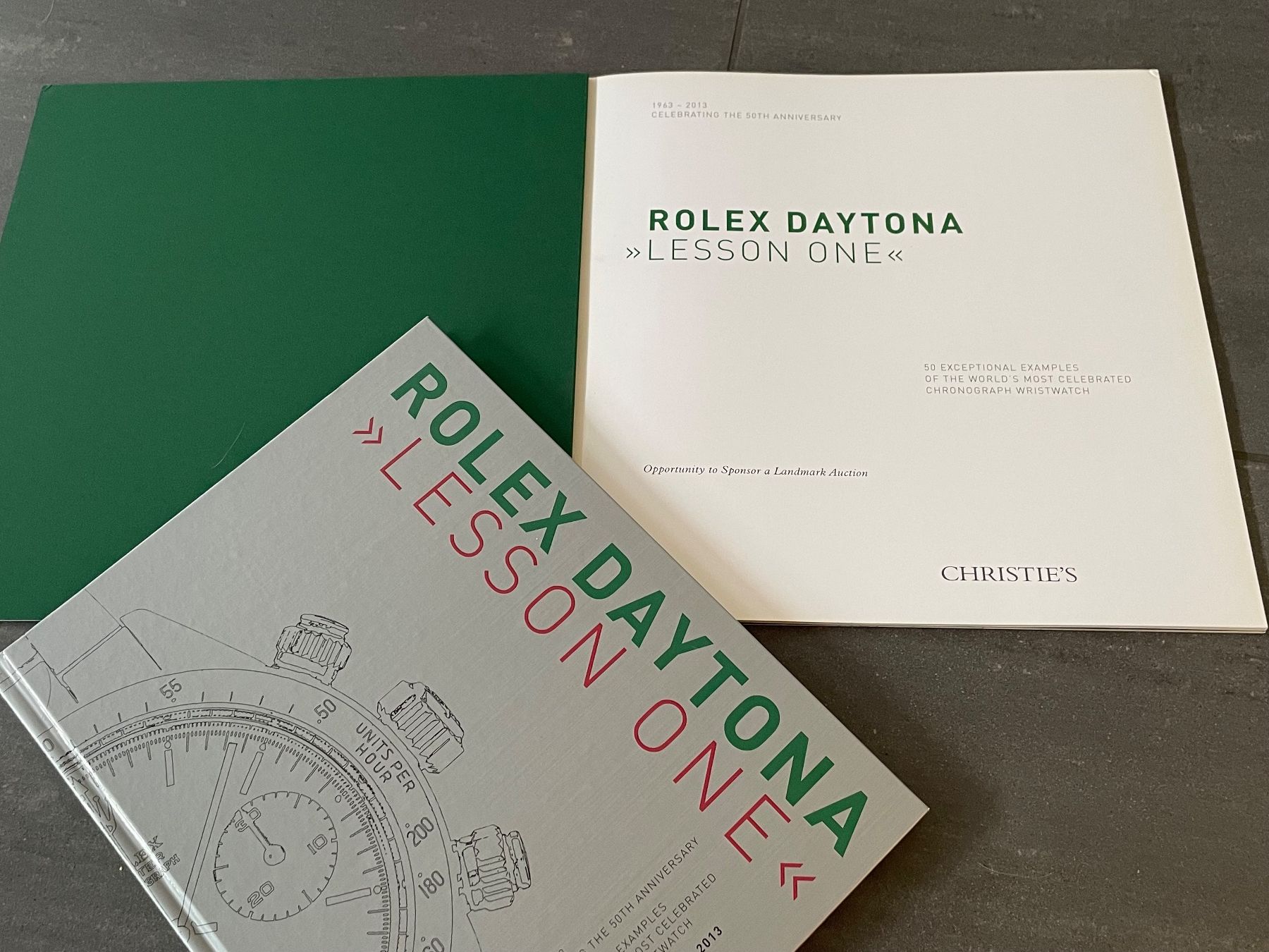 Libri: Rolex Daytona Lesson One Christie's - 2013 – Usato da Arbon venduto da Kharkiv 2