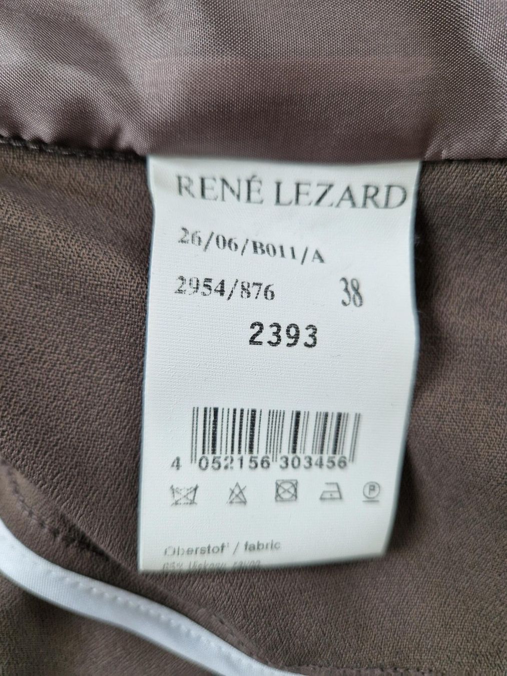 Giacche: Blazer René Lezard braun Grösse 38 NEU – Nuovo (secondo la descrizione) da Zürich venduto da yro_qvz7 5