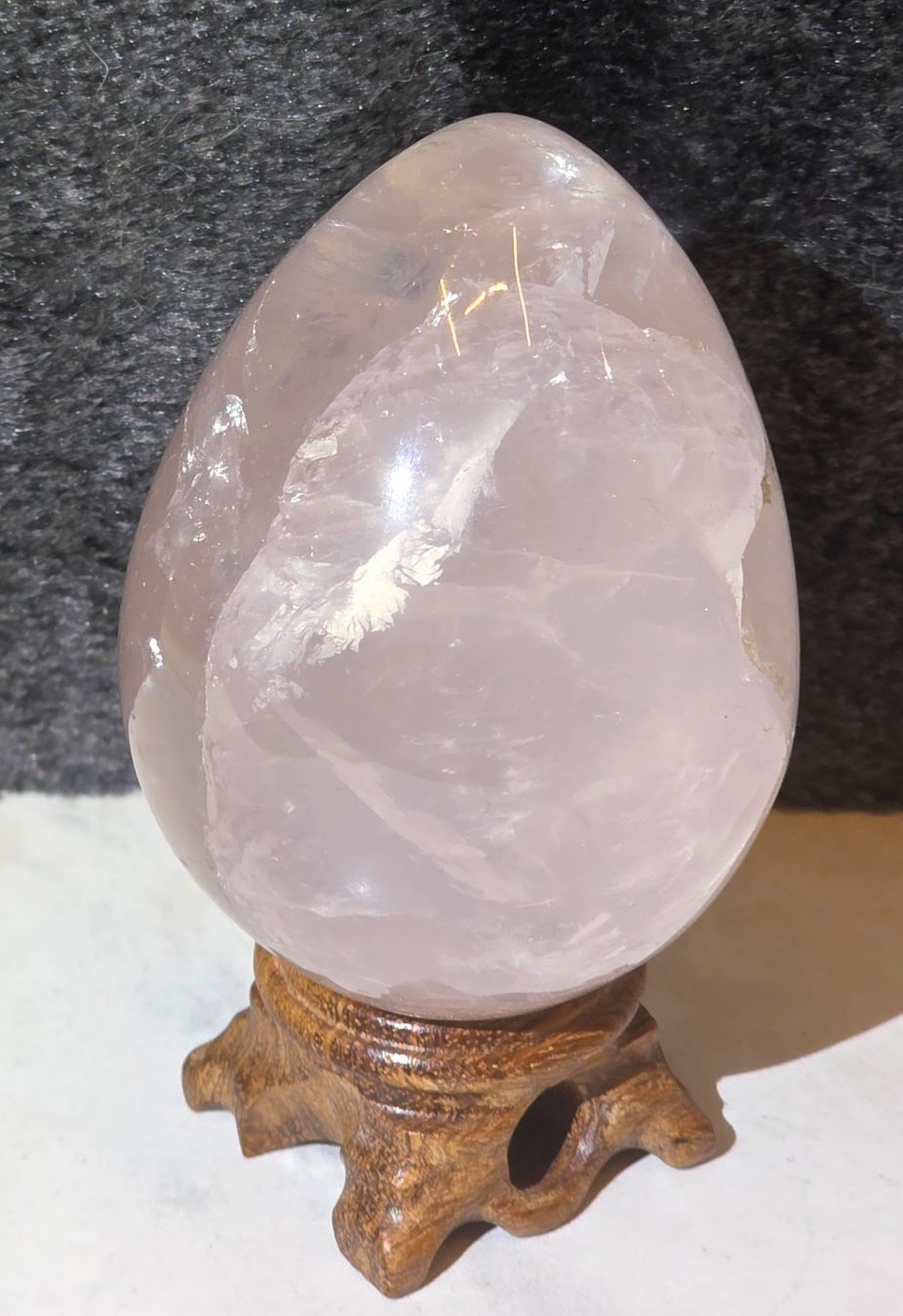 Mineralien & Heilsteine: Starlight Rosenquarz Ei A 325g – Neu und originalverpackt aus Matzingen von Shay_Crystalz 2