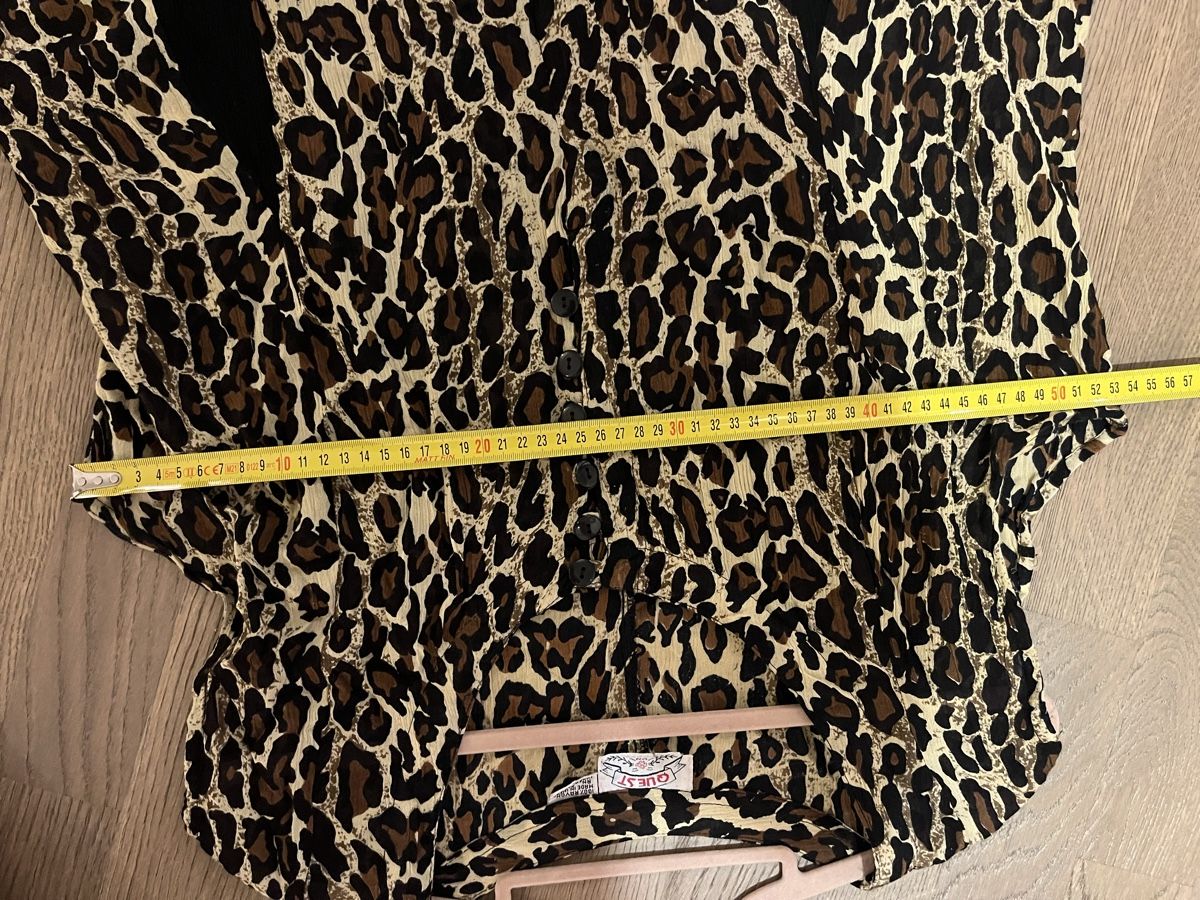 Vestiti: Elegantes Kleid mit Leo-Muster vintage – Usato da Zürich venduto da Closetbesties 5