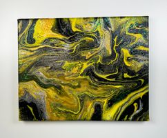 Acryl-Flüssigmalerei, rechteckig