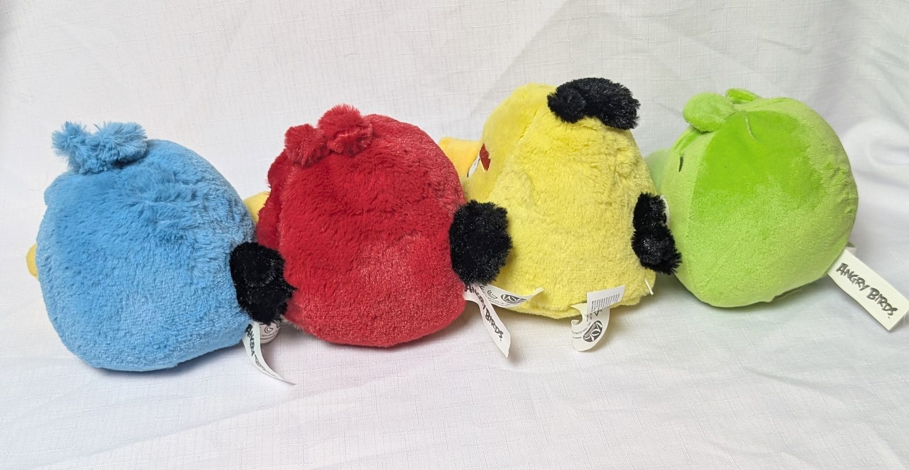 Giocattoli: 4er Set - Angry Birds - Stofftier - Plüsch Figur – Nuovo (secondo la descrizione) da Wängi venduto da ABIZONE-86 3