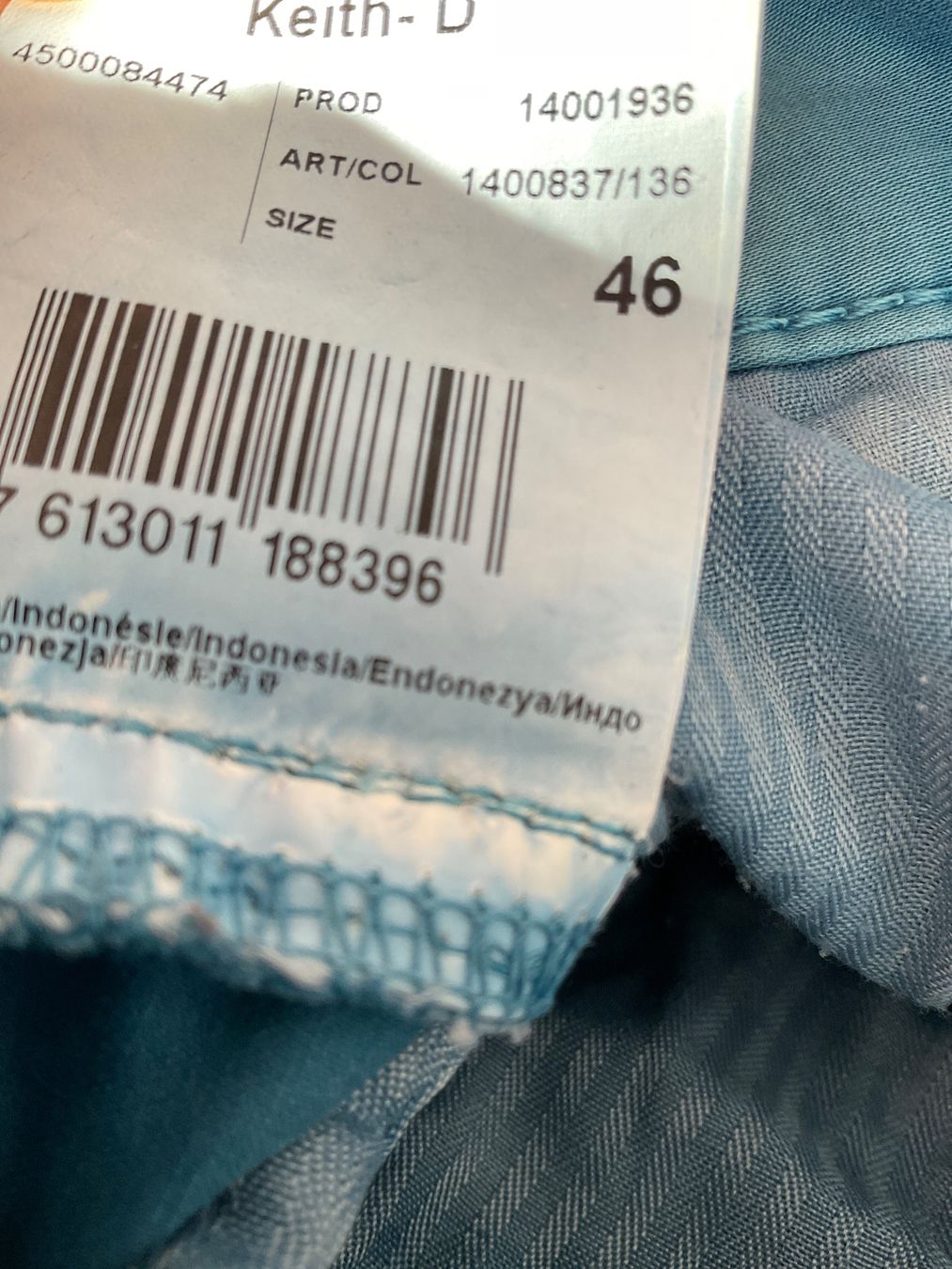 Strellson Pantaloni: Strellson shorts in blau – Usato da Pratteln venduto da Starfukker 3
