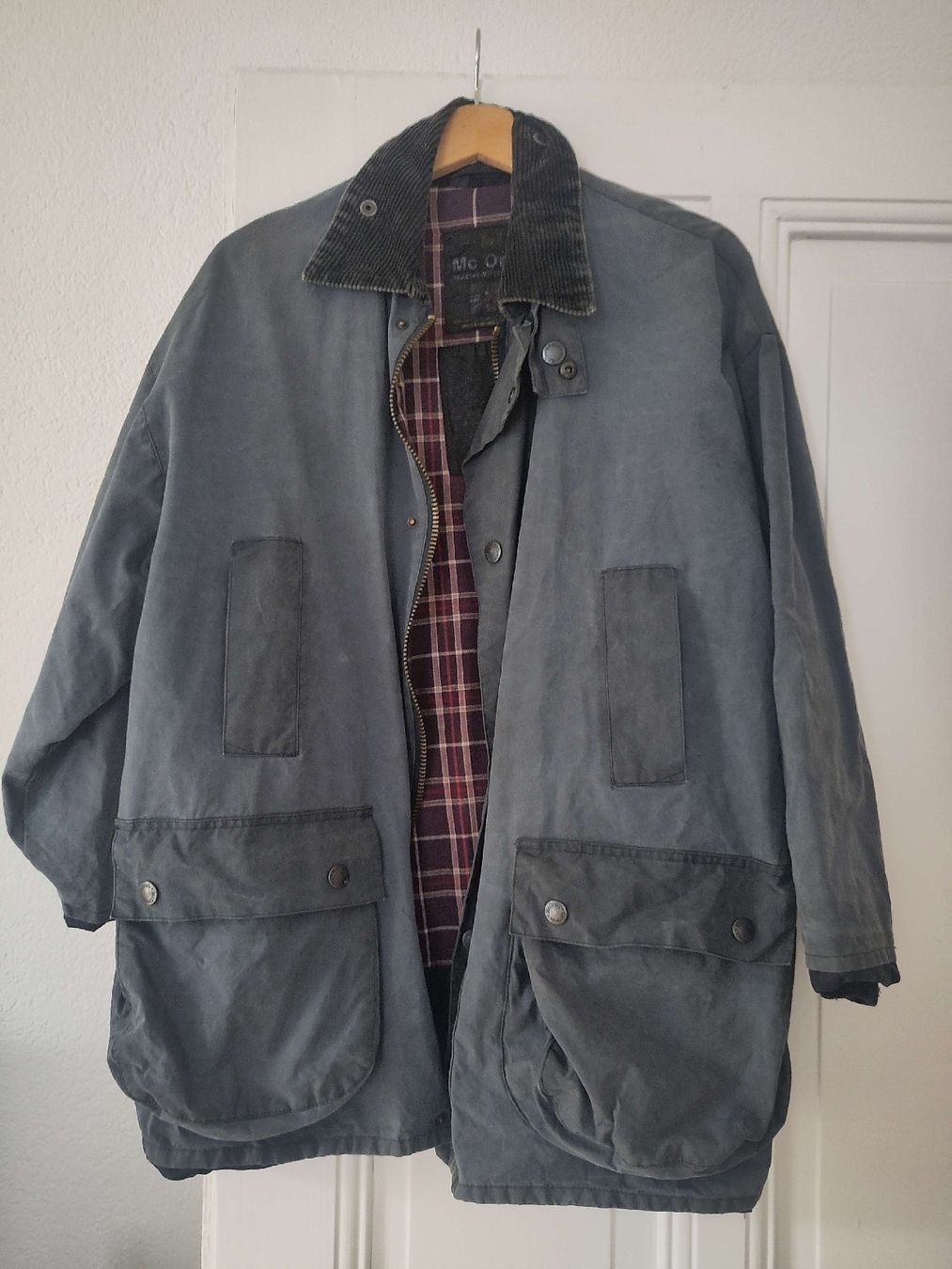 Giacche: Wachsjacke mit Cord kragen – Usato da Bern venduto da Lyner