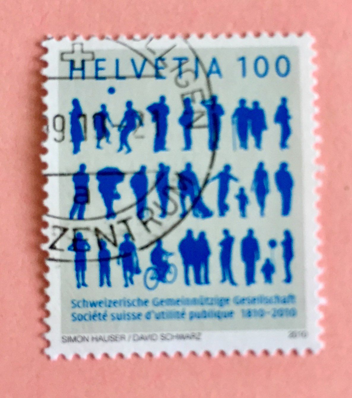Tutti i francobolli: Nr.1354 mit Stempel 200 j.Schw.Gemeinn.Gesellschaft 2010    – Usato da Aarau venduto da Billa007