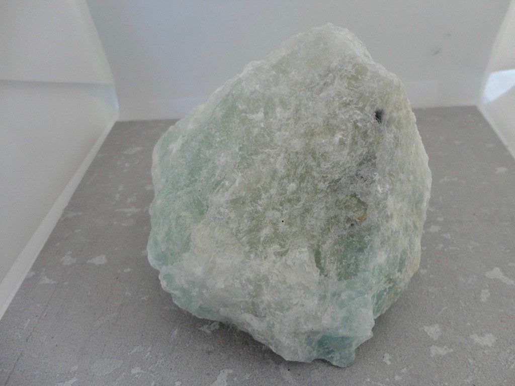 Minerali & Pietre curative: Fluorit grün roh Heilstein – Nuovo (secondo la descrizione) da Biberist venduto da Steine 2