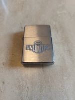 Briquet Zippo Ford Unlimited métal argenté bon état (1995)