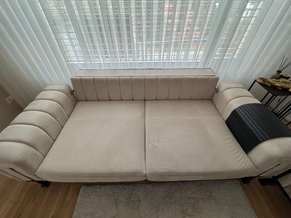 Divani: Moderne & elegante Sofagarnitur in Beige – 3+2+1+1 – Usato da Affoltern am Albis venduto da den_zw88 3