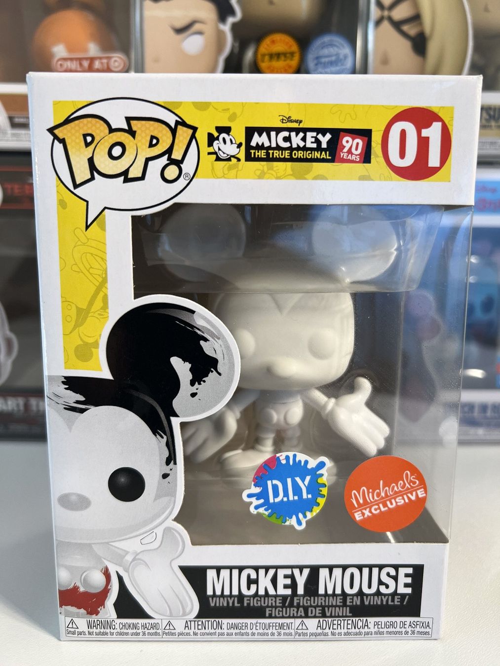Funko Figuren: Funko POP! Disney Mickey Mouse D.I.Y. Edit. Limitée Michaels – Neu und originalverpackt aus Le Mouret von perfectbijou
