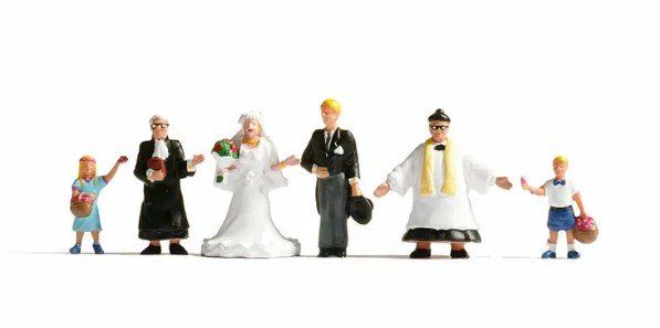 Noch Modelleisenbahnen: NOCH 15860 H0 Hochzeit – Neu und originalverpackt aus Neukirch a.d. Thur von MoBa-Artikel.ch