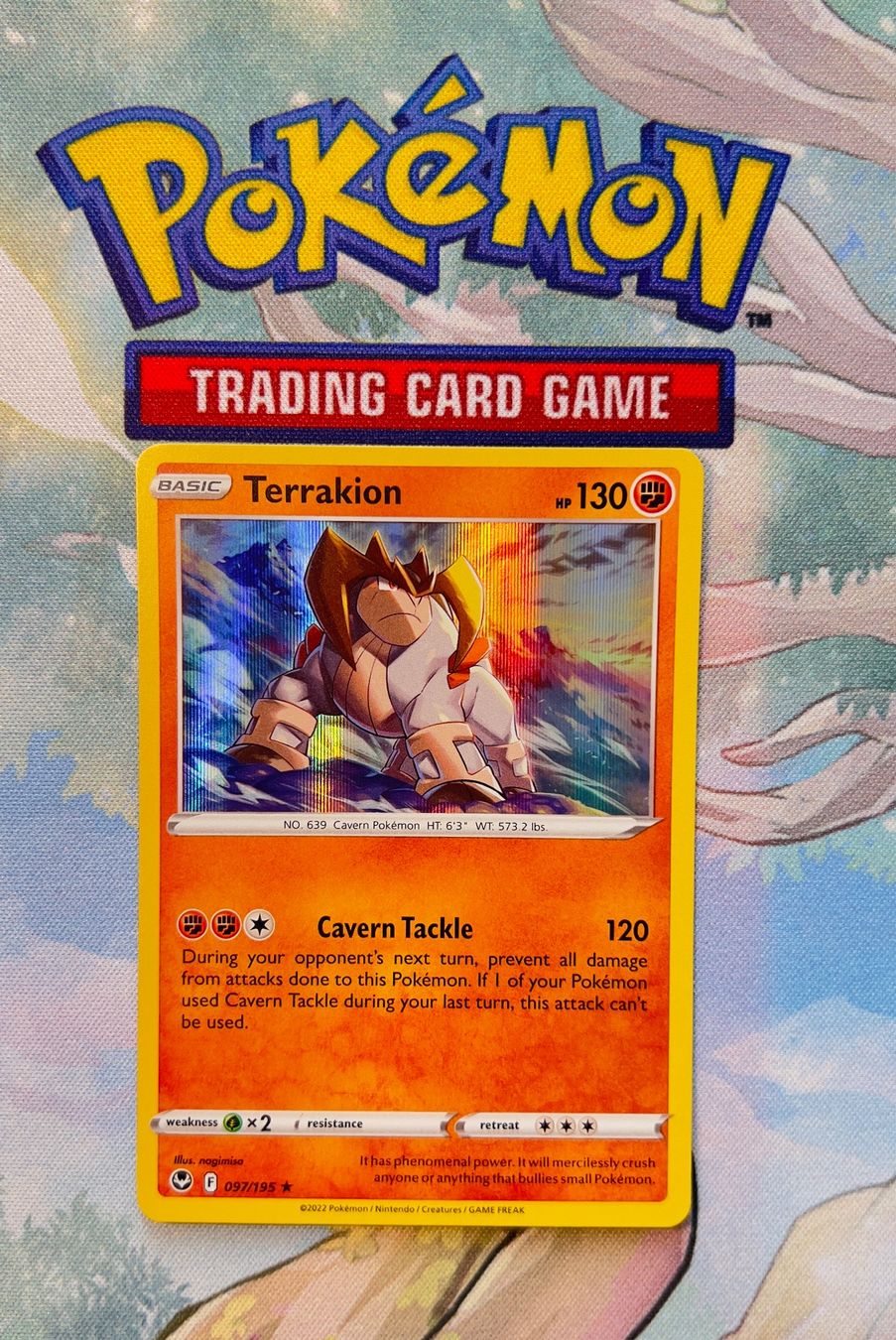 Cartoline: Terrakion Holo Silberne Sturmwinde 097/195 – Usato da Sempach venduto da R-G