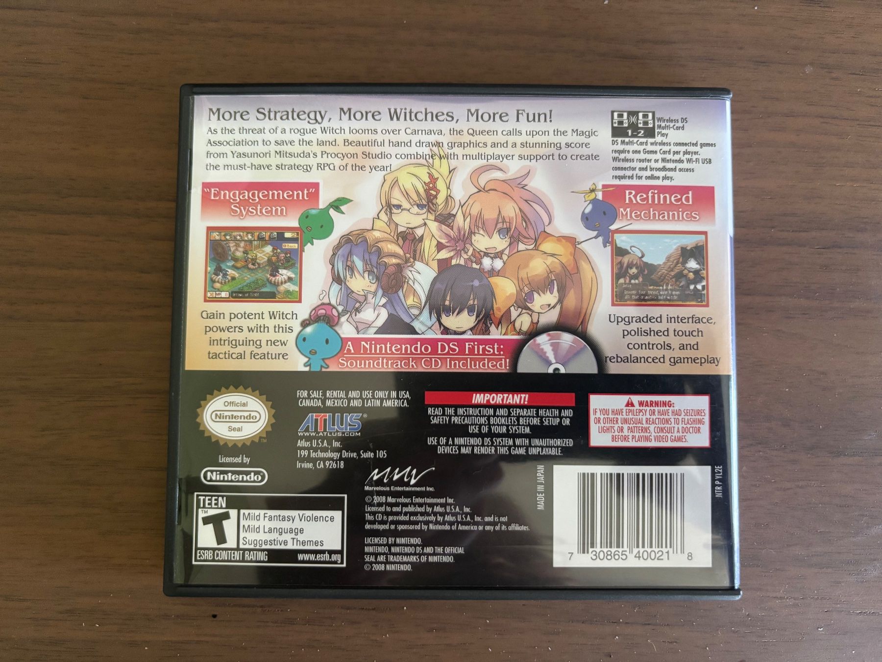Nintendo Giochi: Luminous Arc 2 [DS][US] – Usato da Killwangen venduto da Ryusens 1