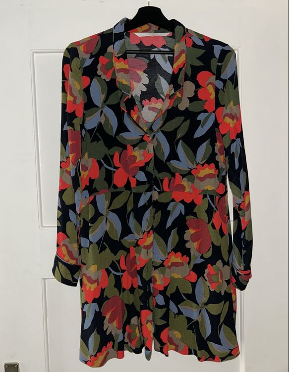 Robe Chemise Élégante avec Impressions Florales main image 0