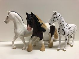Schleich Pferde, 3 Stück