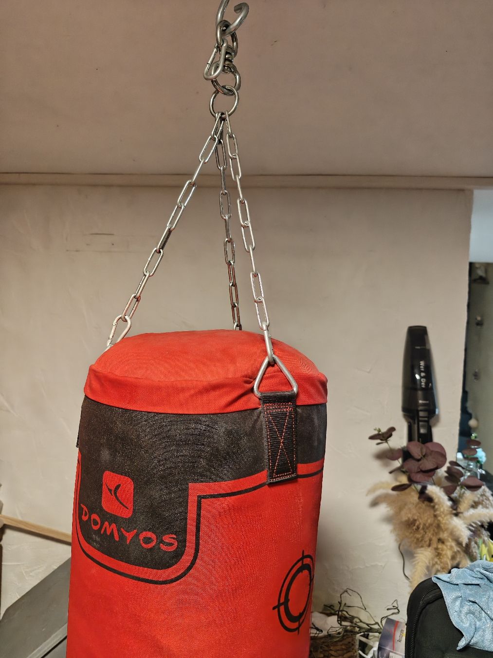 Sacchi da boxe: Boxsack Domyos rot mit Kette – Usato da Boniswil venduto da Alessio42 2