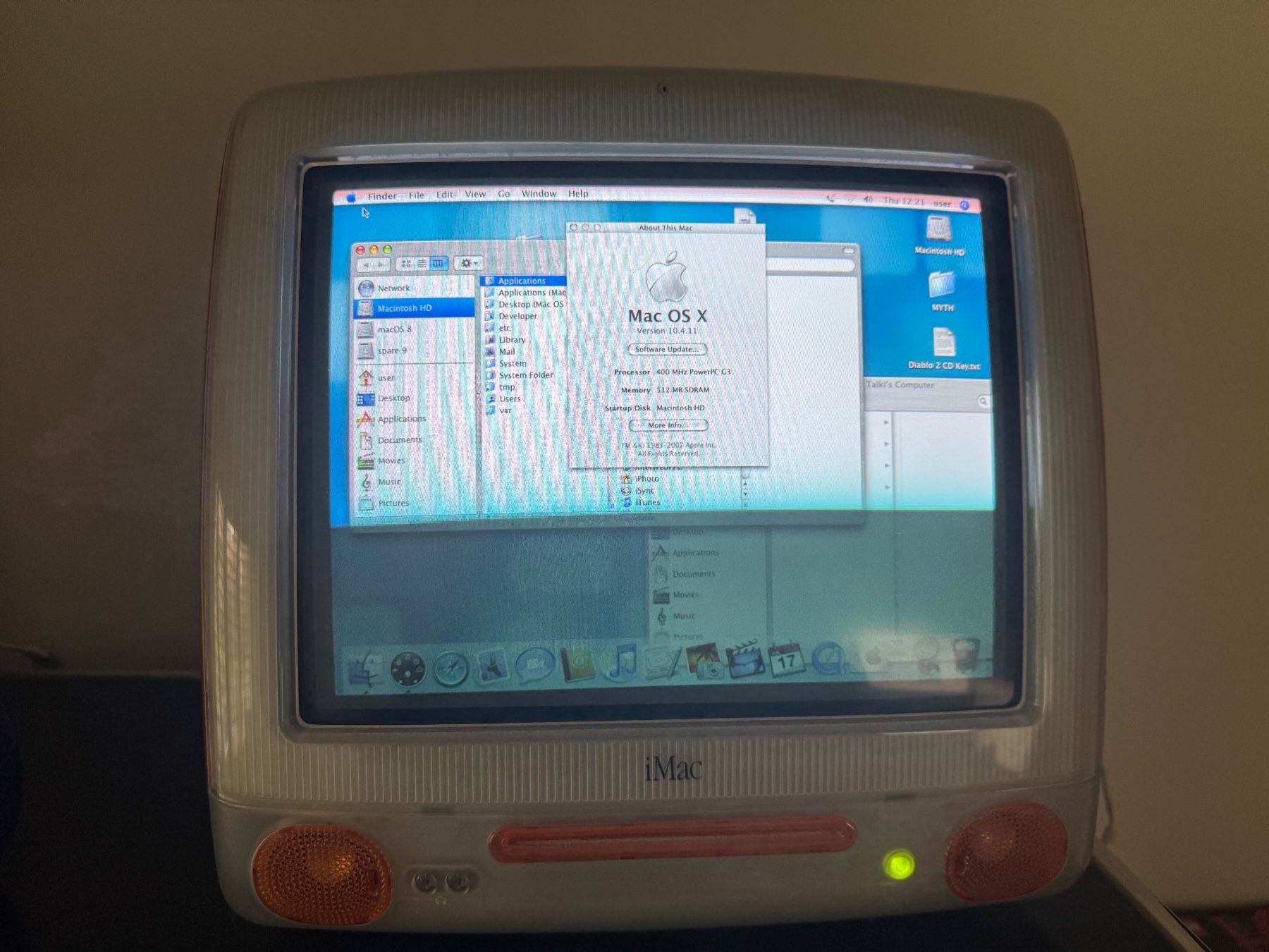 Apple PC: iMac G3 Tangerine DVD + US Keyboard & Mouse – Usato da Zürich venduto da hvendelbo 3