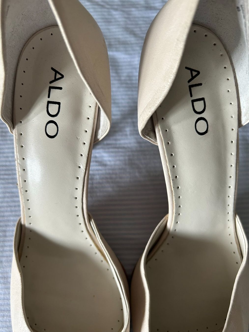 Aldo Damenschuhe: Escarpin élégant cuir ouvert de côté,  T/40 – Neu (gemäss Beschreibung) aus nyon von Lbabi 7