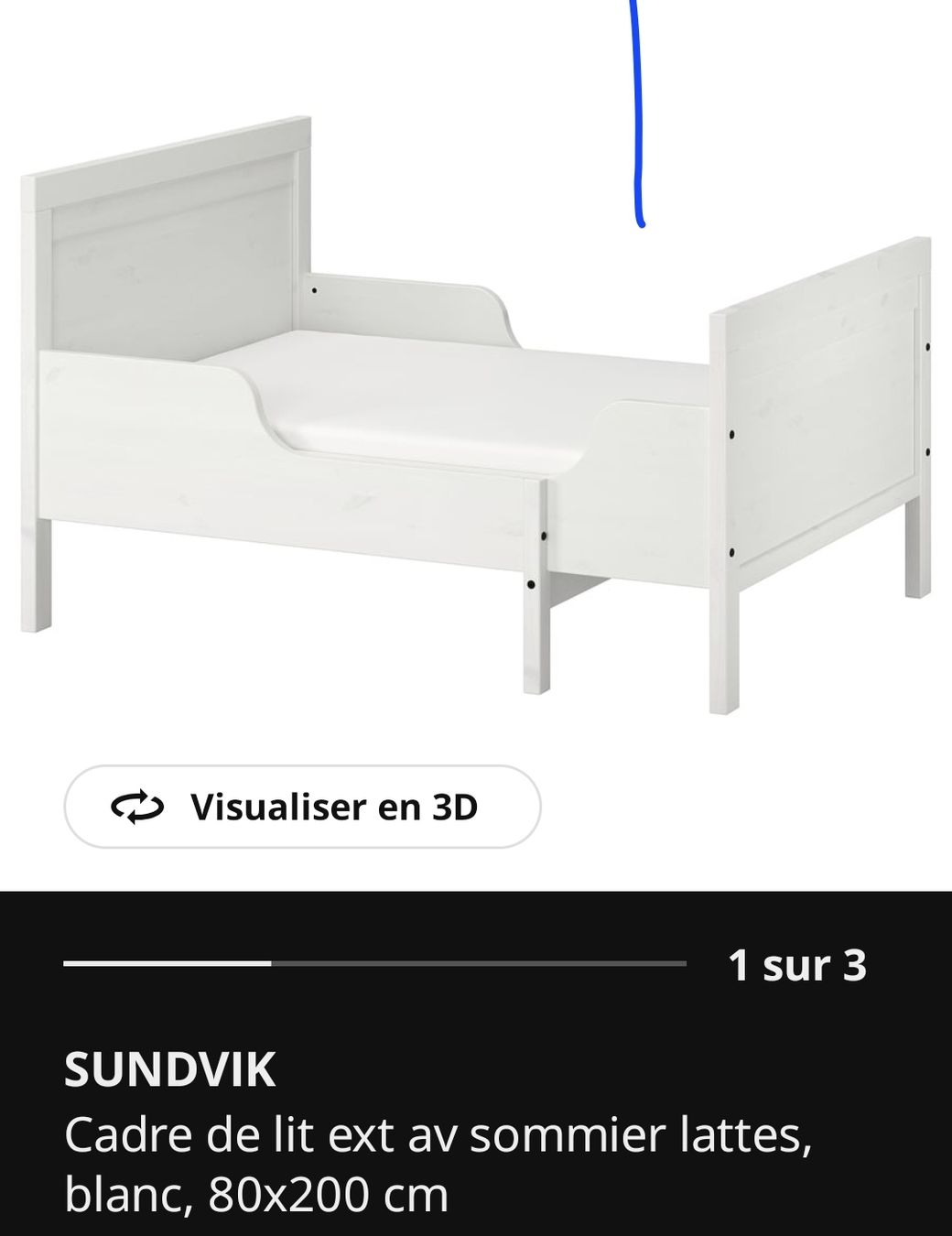Betten: Lit Ikea enfant – Gebraucht aus Peseux von Seven_life