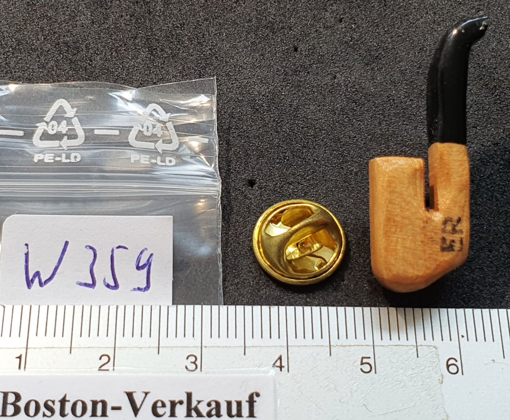 Tabakpfeifen & Zubehör: W359 - Pin ER Holz Tabak Pfeife Tabakpfeife – Gebraucht aus Reinach BL von Boston-Verkauf 1