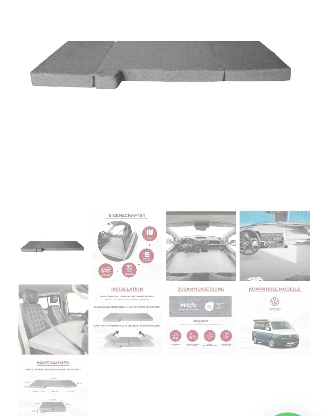 VW Altri accessori per camping: Kinderbett Vordersitze VW T4, T5, T6 – Usato da Oftringen venduto da Alex_Delarge 1