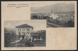UNTERÄGERI mit Kinderheim Grossmatt  von J Nussbaumer - Iten