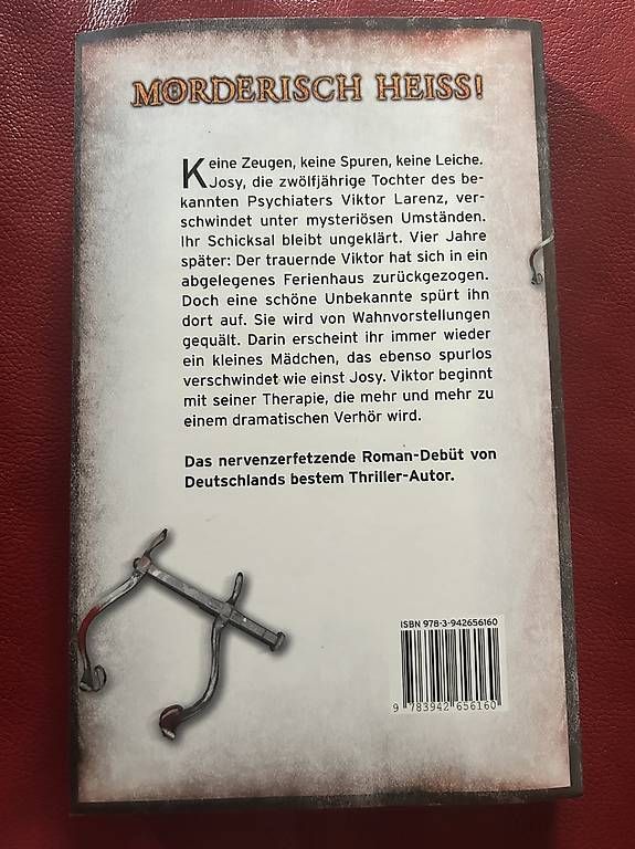 Libri: Sebastian Fitzek - Die Therapie – Usato da Salouf venduto da 4pa_kfr7 1