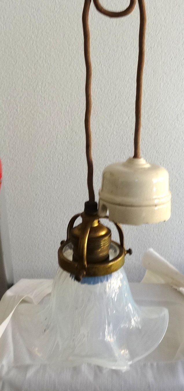Lampade: Jugendstil Cloche Lampe – Usato da Minusio venduto da Mer66 7